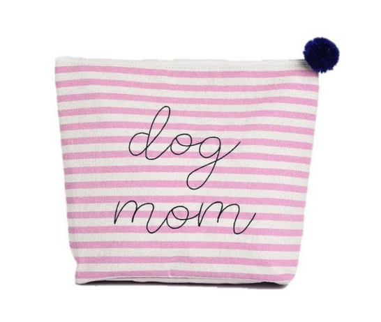 Ever Ellis Large Cosmetic Bag - Dog Mom
