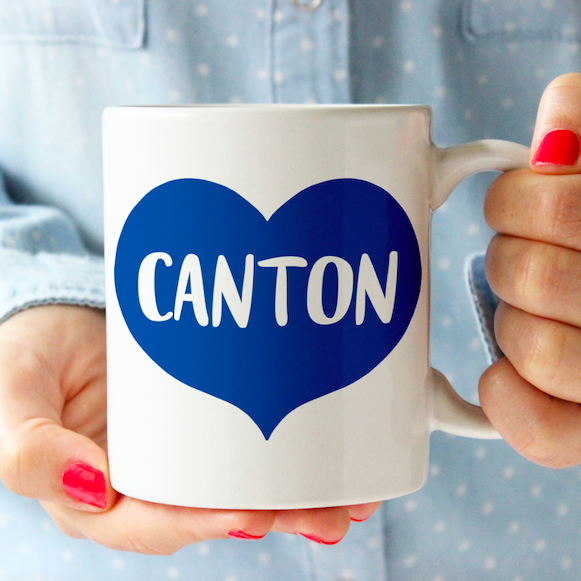 Rock Scissor Paper Big Heart Mug - Canton