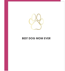 Chez Gagne Best Dog Mom Ever Paper Clip Card