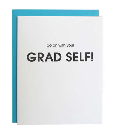 Chez Gagne Go On With Your Grad Self Card