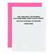 Chez Gagne I'm Awesome - Mother's Day Card