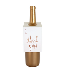Chez Gagne Thank You Wine Tag