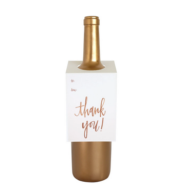 Chez Gagne Thank You Wine Tag