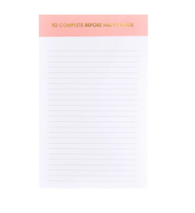 Chez Gagne To Complete Before Happy Hour Notepad