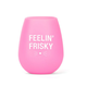 About Face Designs Feelin' Frisky Silicone Wine Glass