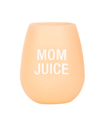 About Face Designs Mom Juice Silicone Wine Glass