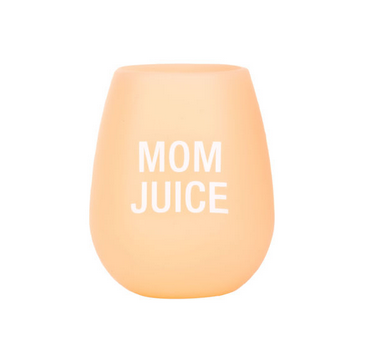 About Face Designs Mom Juice Silicone Wine Glass