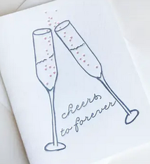 Steel Petal Press Cheers To Forever Card