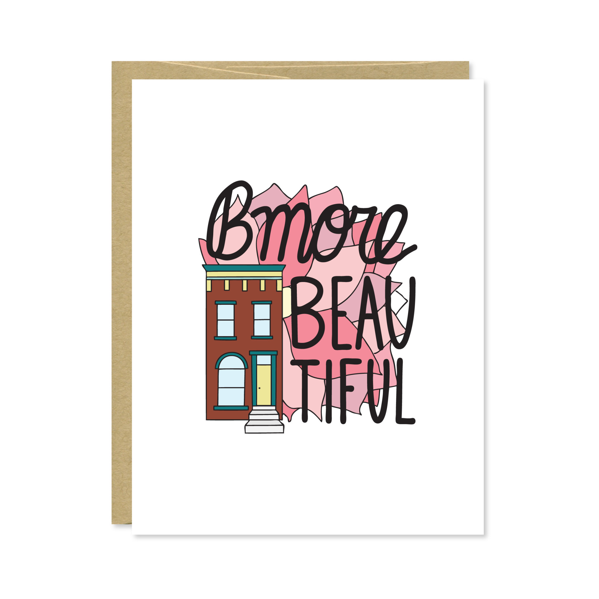 Row House 14 Bmore Beautiful Card