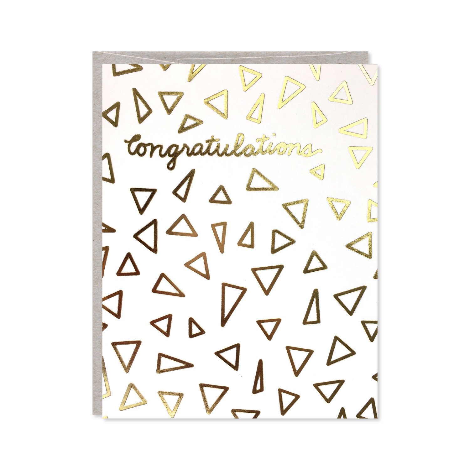 Row House 14 Gold Foil Congratulations Card