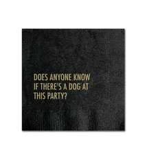 Pretty Alright Goods Dog at Party Napkins