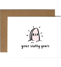 Brittany Paige RIP Your Slutty Years Card