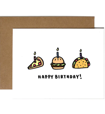 Brittany Paige Happy Birthday Foods Card