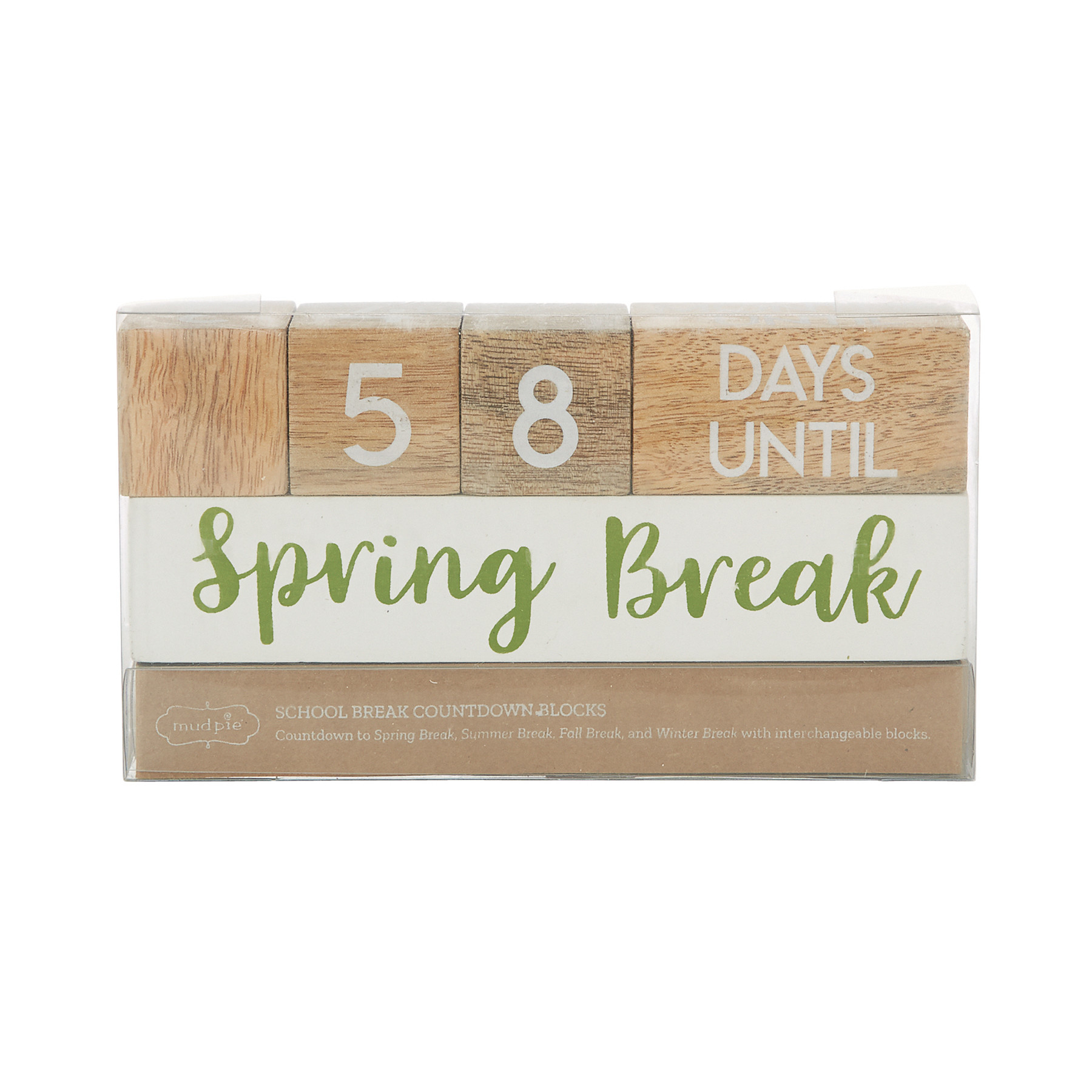 wooden countdown blocks