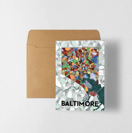 5" x 7" Baltimore Greeting Card