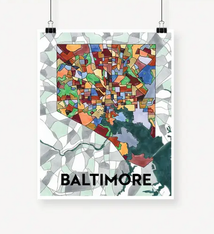 8" x 10" Baltimore Art Print