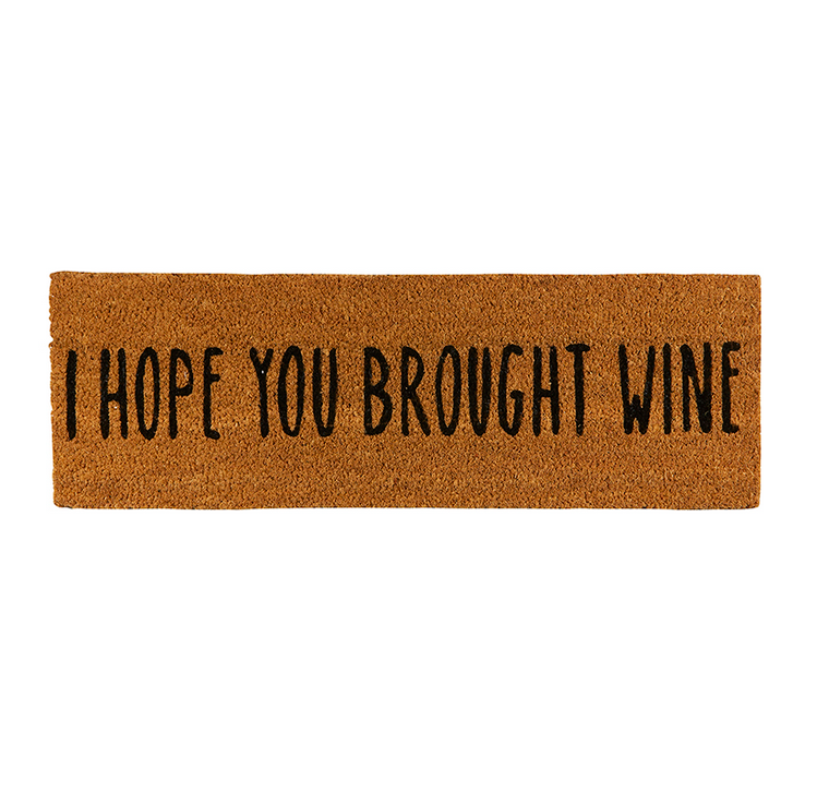 Creative Brands Door Mat - Brought Wine