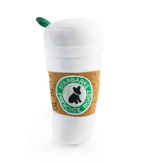 Haute Diggity Dog Starbarks Coffee Cup W/ Lid Dog Toy - XLarge