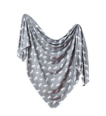 Copper Pearl Knit Swaddle Blanket Scout