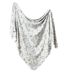 Copper Pearl Knit Swaddle Blanket Alta