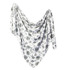 Copper Pearl Knit Swaddle Blanket Rowan