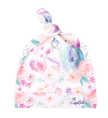 Copper Pearl Top Knot Hat Bloom