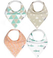 Copper Pearl Bandana Bib Set Pacific