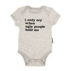 Ever Ellis I Only Cry Onesie