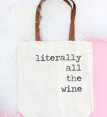 FUN CLUB Tote Bag Literally All The Wine