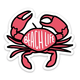 Brittany Paige Beach Life Crab Sticker