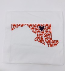 Coast & Cotton Maryland Tea Towel Red Crabs