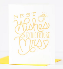 Exit343Design Best Wishes Bridal Shower Card