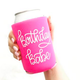 Lizzylovesletters Koozie Pink Birthday Babe