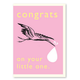 J. Falkner Enclosure Card Stork Baby Girl