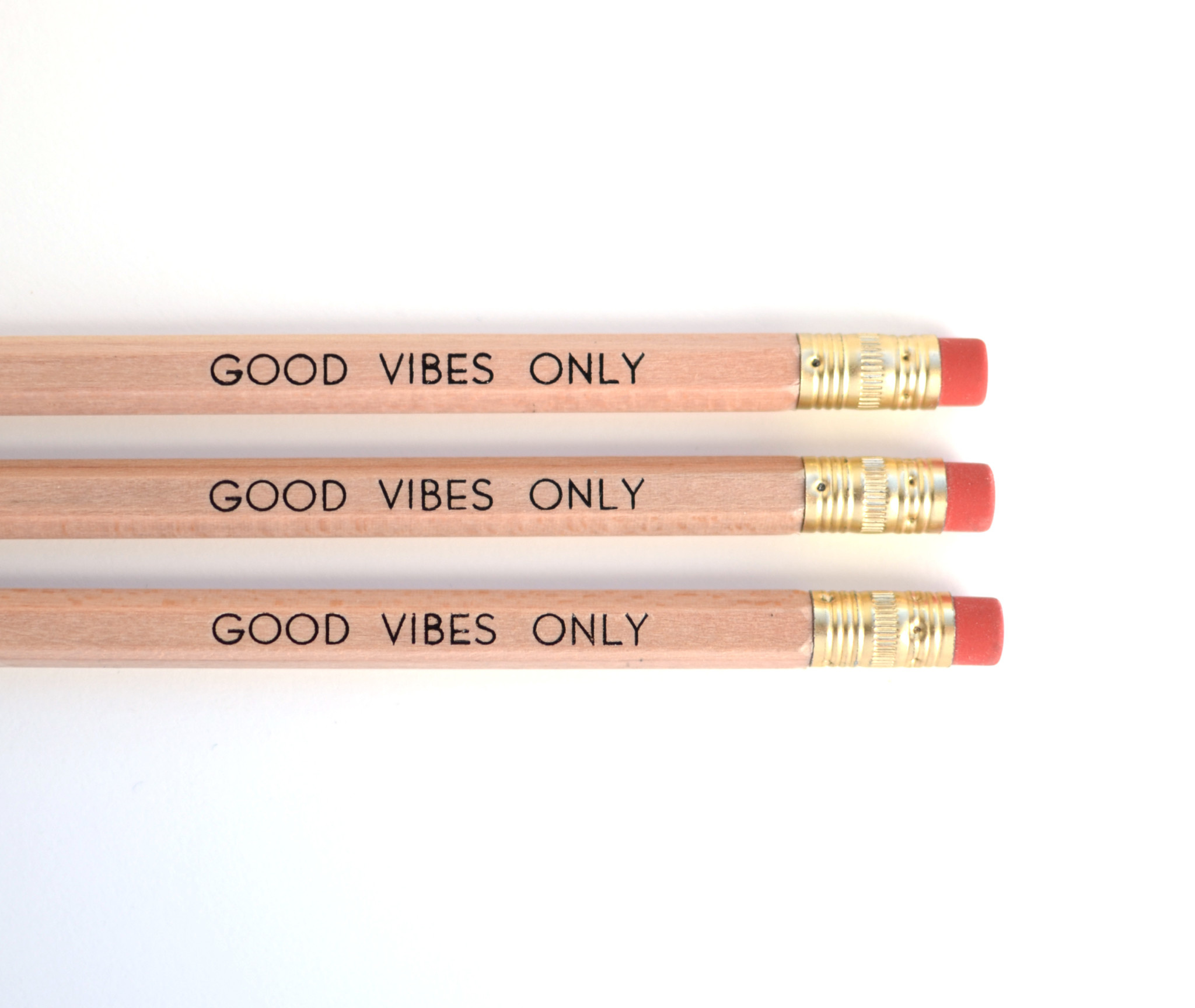 Row House 14 Good Vibes Only Pencil