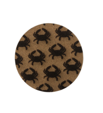 LeRoy Woodworks Cork Coaster Crab