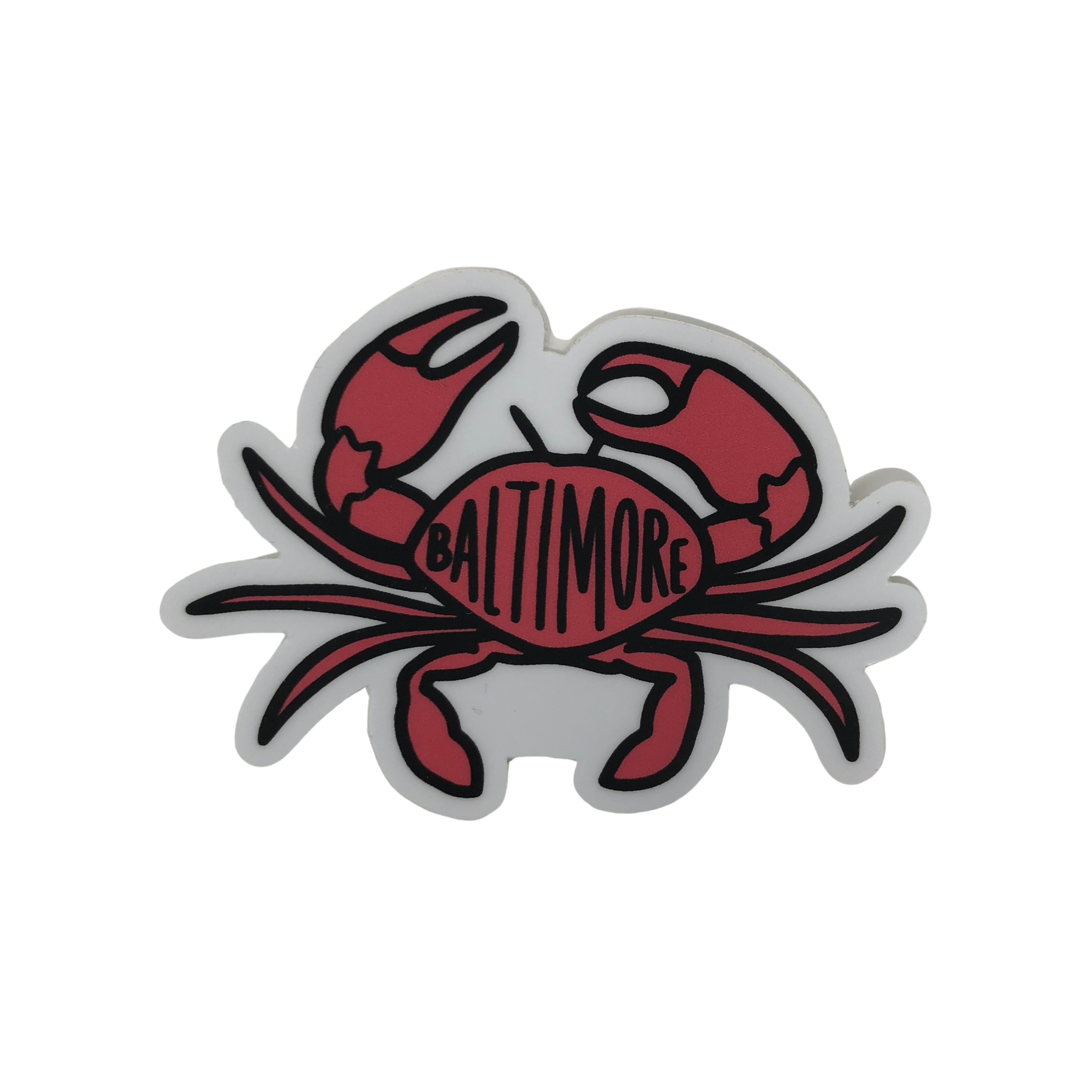 Brittany Paige Baltimore Crab Sticker - Red
