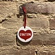 Rock Scissor Paper Big Heart Ornament - Canton
