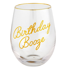 Creative Brands Wine Glass - Birthday Booze