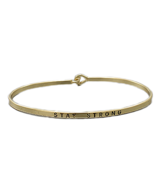 Golden Stella Bangle - Stay Strong