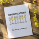 Wild Card Creations Hangover Congrats Card