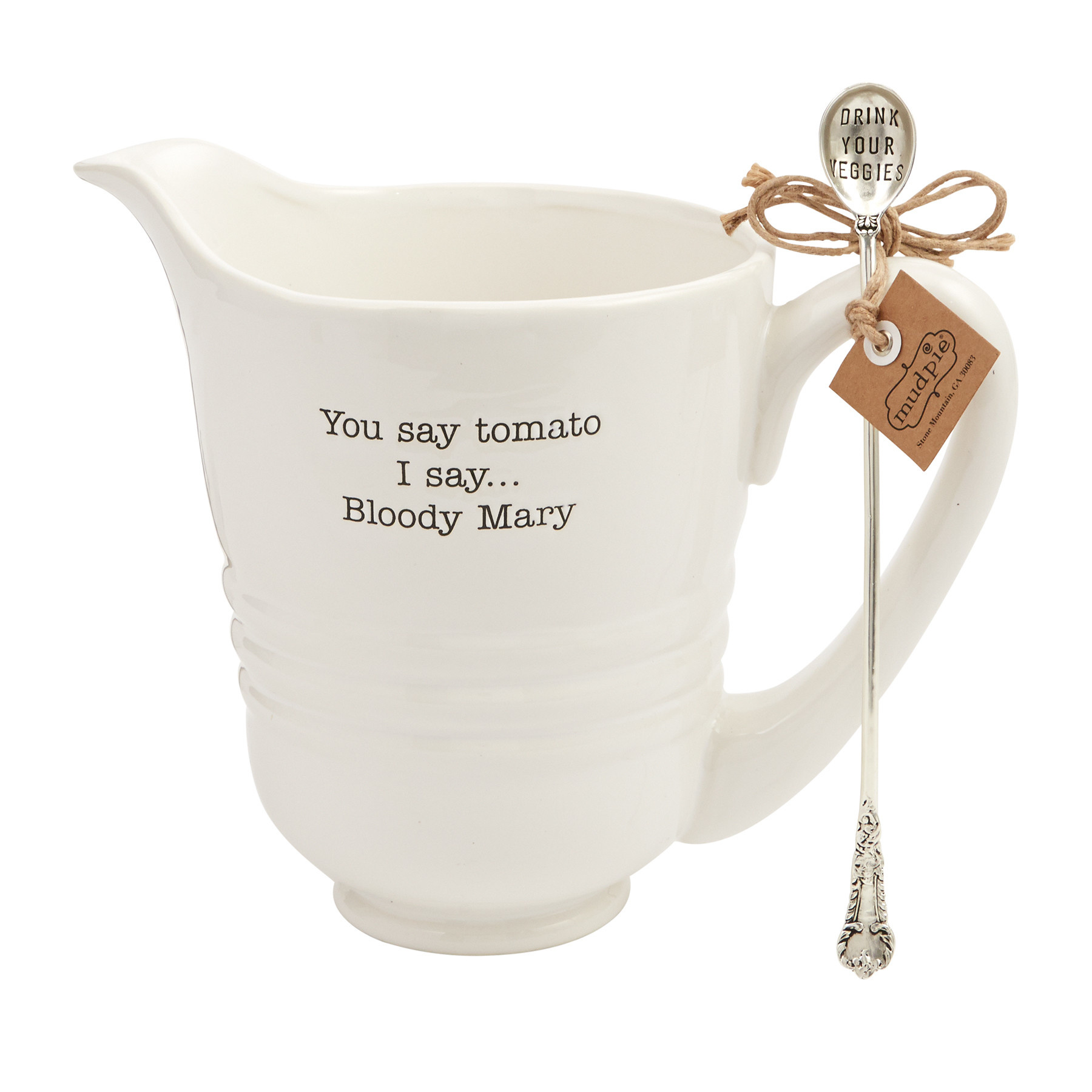 Mud Pie BLOODY MARY PITCHER SET