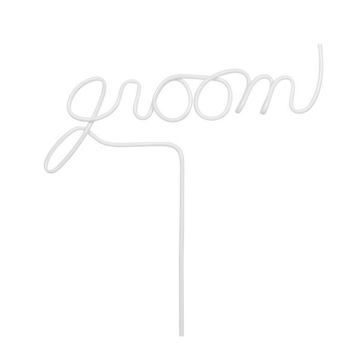 Creative Brands Word Straw - Groom