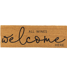 Creative Brands Door Mat - All Wines Welcome