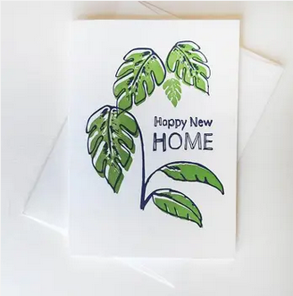 Steel Petal Press Happy New Home Card