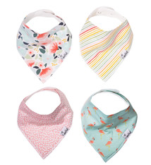 Copper Pearl Bandana Bib Set Leilani