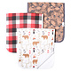 Copper Pearl Burp Cloth Set Lumberjack