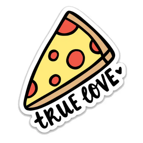 Brittany Paige True Love Pizza Sticker