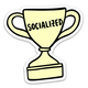 Brittany Paige Socialized Trophy Sticker