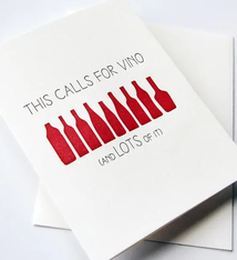 Steel Petal Press Lots of Vino Card